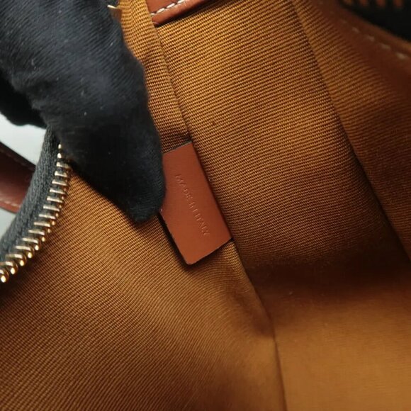 100% Authentic CELINE Triomphe Grey Canvas Shoulder Bag 2033-082524 - Picture 10 of 12